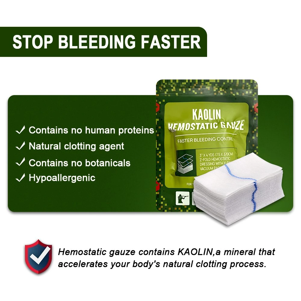 Hemostatic Kaolin Gauze Dressing