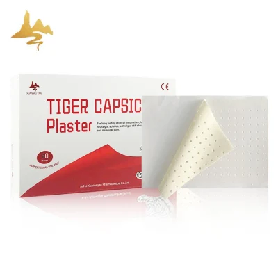 Travel Dispsable Medical Adhesive Ostealgia Pain Relief White Tiger Capsaicin Plaster